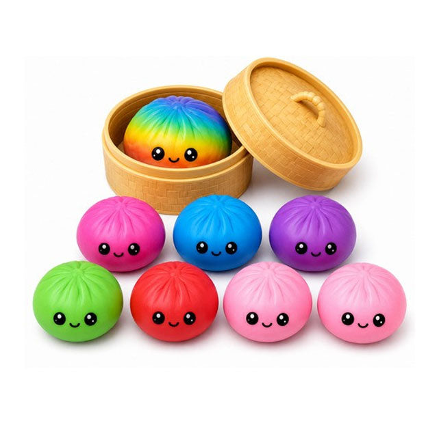 Squishy Mystery Dumpling Slow Rise Rainbow Surprise Mystery Squishy