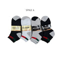 12 Pairs Ankle Socks 9-11 , 10-13 (8 styles) Active , Unisex - PremiumBrandGoods