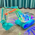 Transparent Gear Excavator Electric Children‚Äòs Educational Simulation Model Engineering Car Lighting Music Toy Gift - PremiumBrandGoods