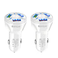 2 Pack 3 Port USB Fast LED Car Charger For Devices - PremiumBrandGoods