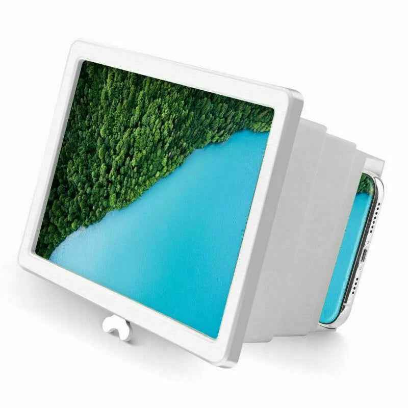 2 PACK! 3D Phone Screen Magnifier Video Mobile Amplifier Universal Foldable Turn your Phone into a mini Movie Screen!