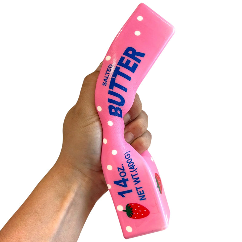 Squishy - Slow Rising Butter Stick - Large Strawberry