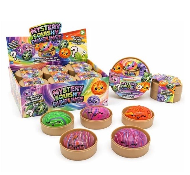 Squishy Mystery Dumpling Sugar Gummee Squish Marble Surprise Mystery Squishy