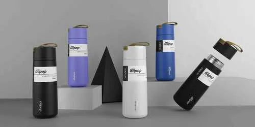 Paoqu Lemon Summer Thermos Cup 350ml - PremiumBrandGoods
