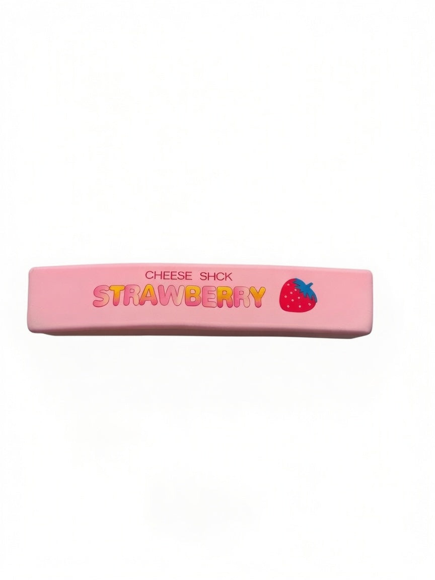 Squishy - Slow Rising Butter Stick - Large Cheese Strawbery