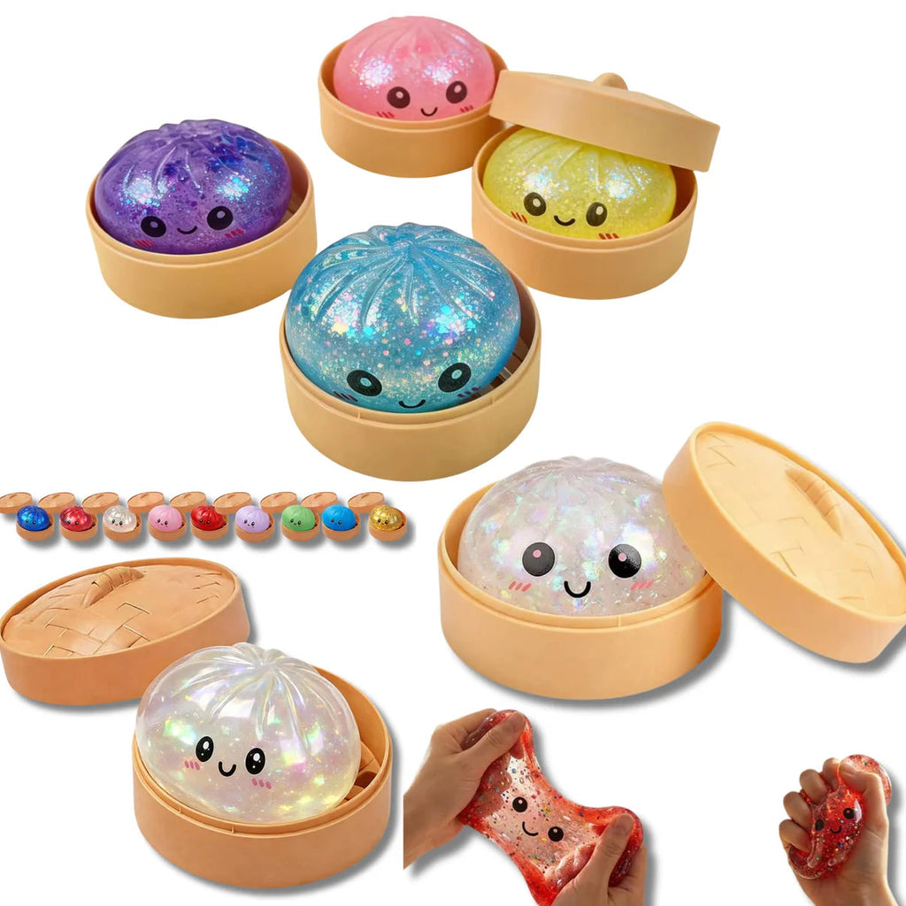 Squishy Mini Mystery Dumpling - Glitter Edition