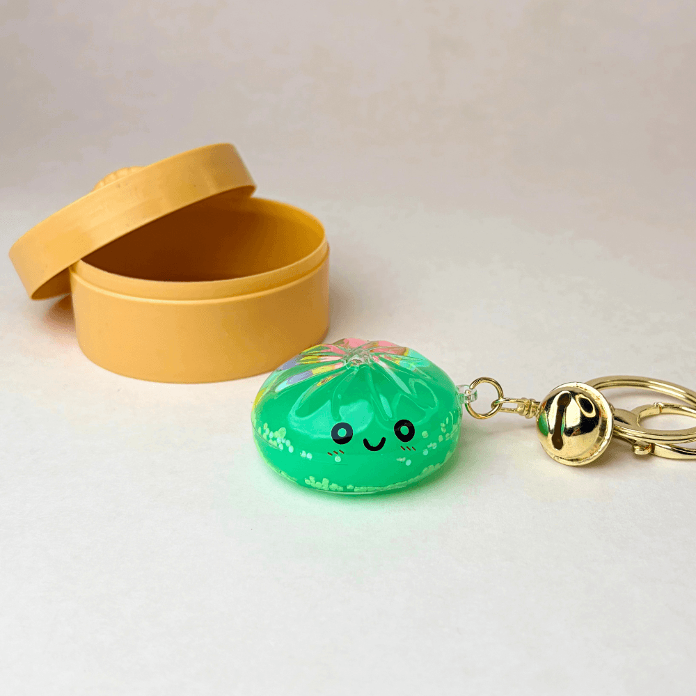 Mystery Dumpling Keychain - Hard shell not squeezable