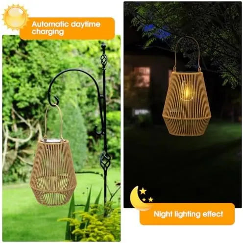 Solar Lanterns, KagoLing Solar Lanterns Outdoor Waterproof Solar Lights for Outside Hanging Solar Woven Lantern Solar Lamp Lights Decoration for Garden,Yard,Patio,Porch,Trees,Lawn,Pathway, 1 Pack - PremiumBrandGoods