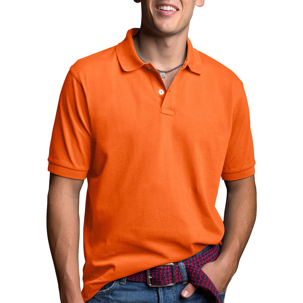 Men's Polo Shirt Dri-Fit Golf Sports Plain Cotton Jersey T Shirt Short Sleeve - PremiumBrandGoods