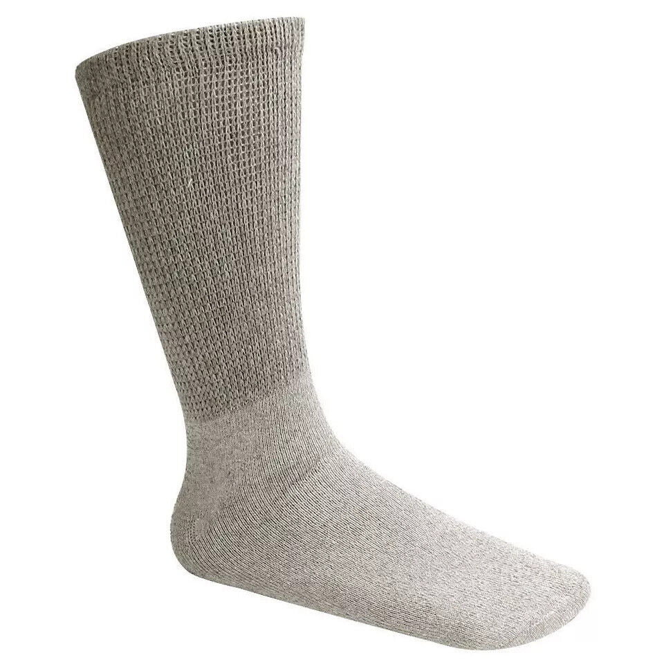 Wholesale Bulk Mens Diabetic Crew Socks Health Circulatory Size 9-11,10-13,13-15 - PremiumBrandGoods