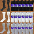 Wholesale Bulk Mens Diabetic Crew Socks Health Circulatory Size 9-11,10-13,13-15 - PremiumBrandGoods