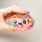 Mystery Color Dumpling Toy - Acrylic Hard Shell, Non-Squeezabl