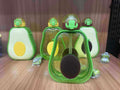 Avocado Straw Plastic Cup 600ML (Color Box) - PremiumBrandGoods