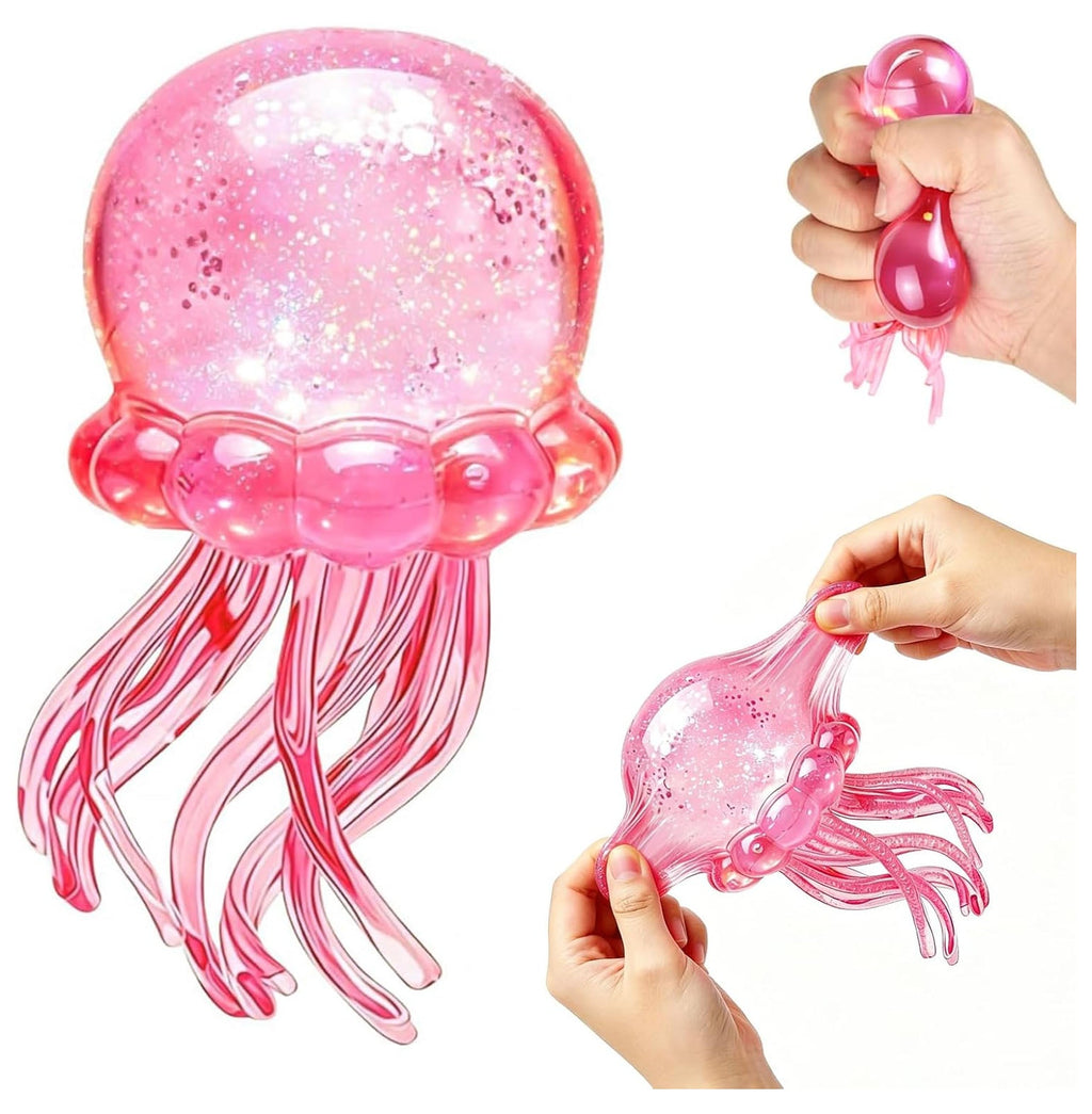 Squishy - Sugar Glitter Jellyfish Pink