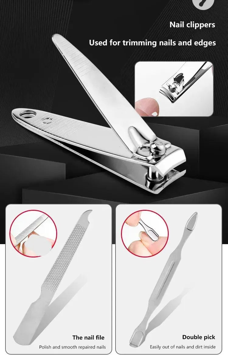 7 Piece Beauty Tool Kit Portable Perfect On The Go Size Set - PremiumBrandGoods