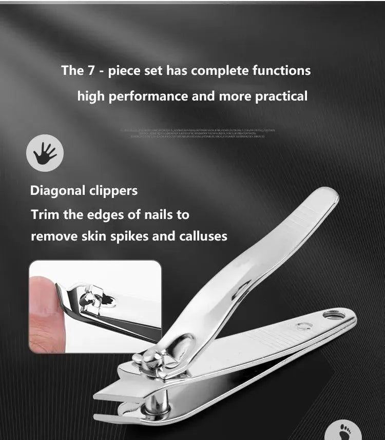 7 Piece Beauty Tool Kit Portable Perfect On The Go Size Set - PremiumBrandGoods