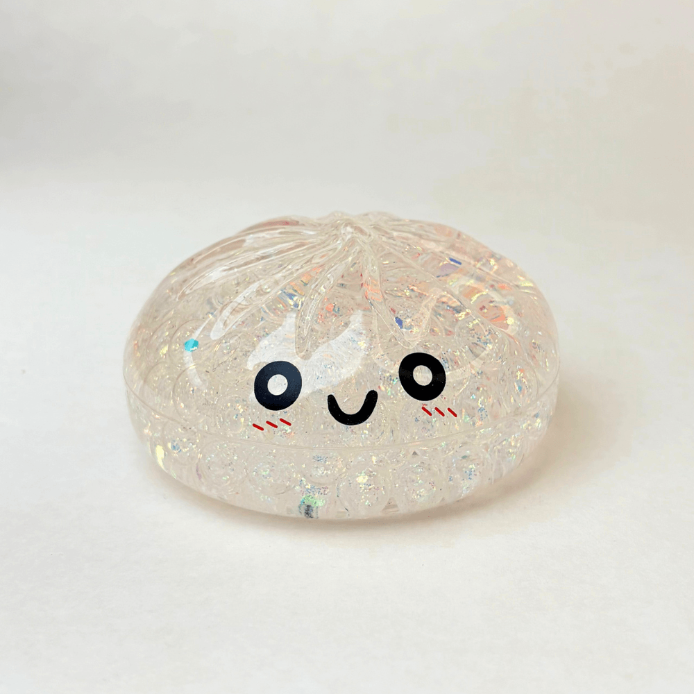 Mystery Color Dumpling Toy - Acrylic Hard Shell, Non-Squeezabl
