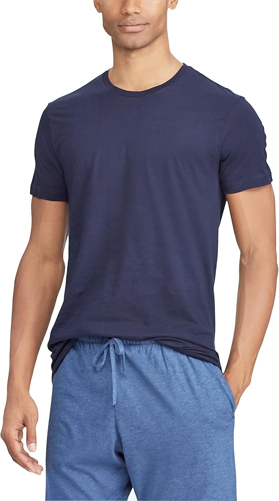 Polo Ralph Lauren Men's Cotton Crewneck Undershirt - 3-Pack Slim Fit Short-Sleeve T-Shirts