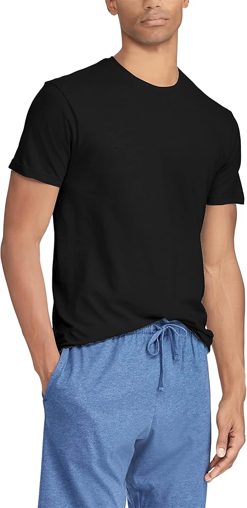 Polo Ralph Lauren Men's Cotton Crewneck Undershirt - 3-Pack Slim Fit Short-Sleeve T-Shirts