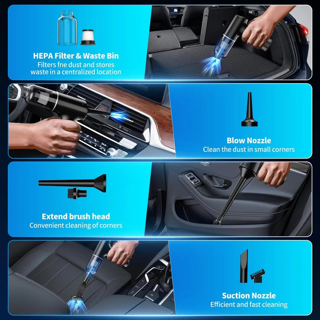 IFTHFOUR Computer Vacuum Cleaner-Compressed Air Duster-Air Blower Powerful 4-in-1-Electric Air Dusters-Replace Compressed Air Cans for PC, Computer, Car -Vacuum Keyboard Cleaner - PremiumBrandGoods
