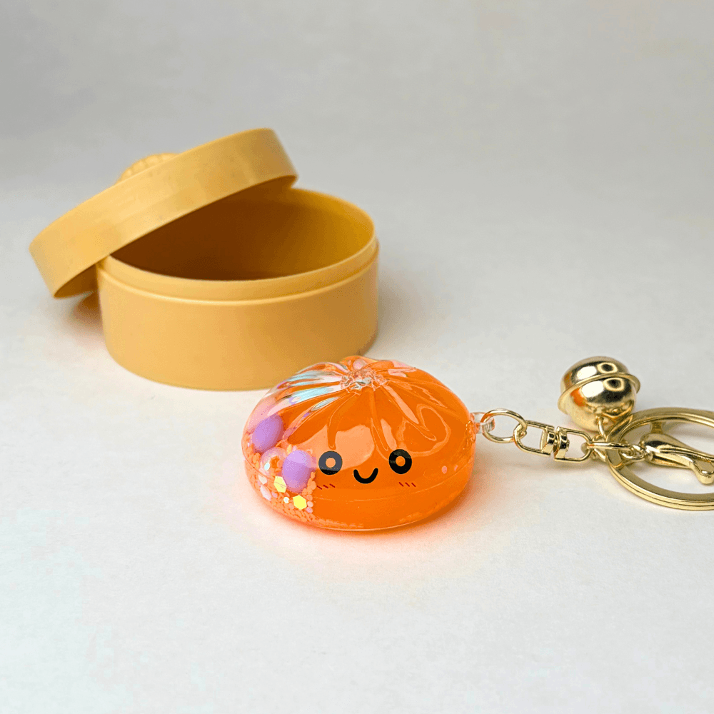 Mystery Dumpling Keychain - Hard shell not squeezable
