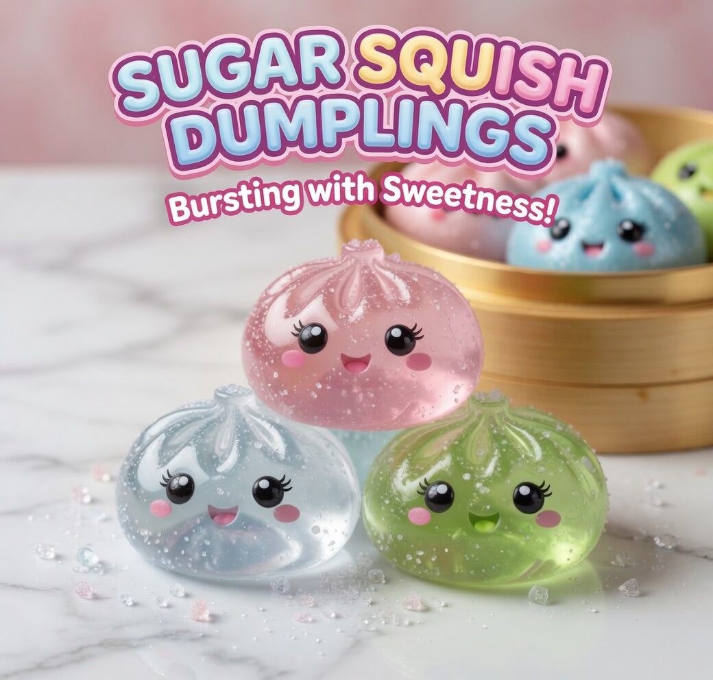Squishy Mystery Dumpling Sugar Squish Shimmering Surprise Mystery Squishy