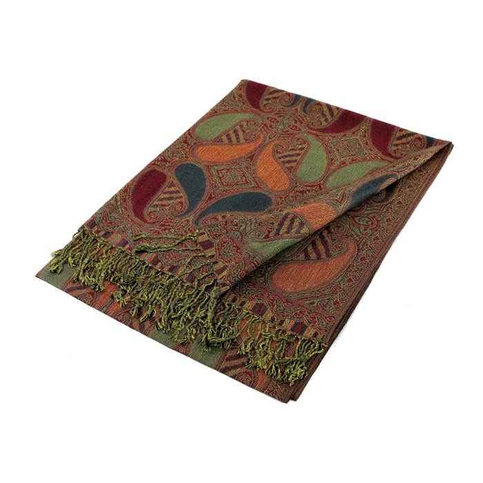 Large Paisley Pashmina Shawl Premium Soft Wrap Scarf 28"x78" Winter Essentials