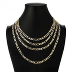Stylish Cuban Link Chain Stainless Steel Gold Plated Necklace - PremiumBrandGoods