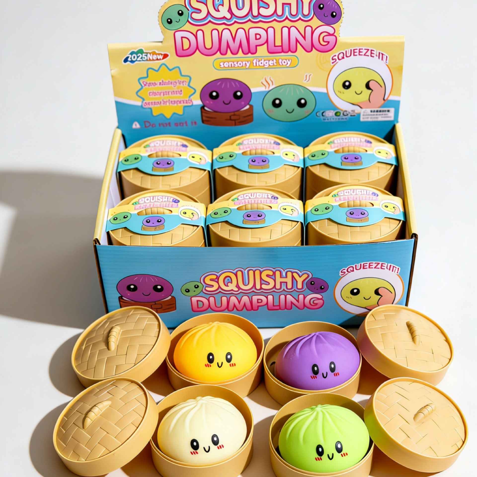Squishy Dumplings Sensory Toys Value-Packs Random