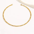 Stylish Cuban Link Chain Stainless Steel Gold Plated Necklace - PremiumBrandGoods