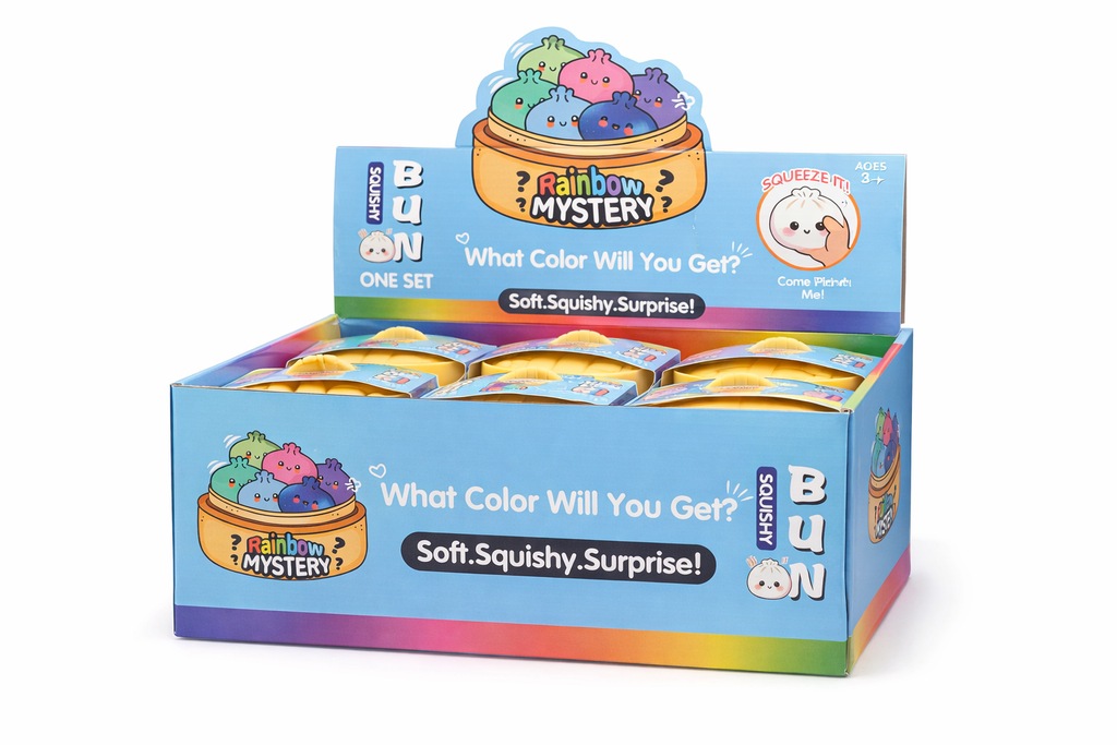 Holographic Squishy Dumpling Mystery Stress Relief Toy