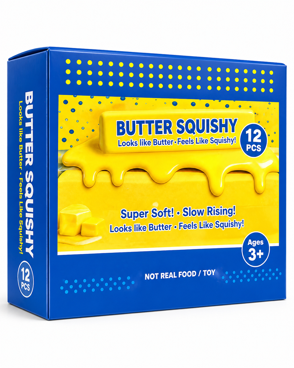 Super Soft 6-Inch Butter Squishy Sensory Stress Relief Toy