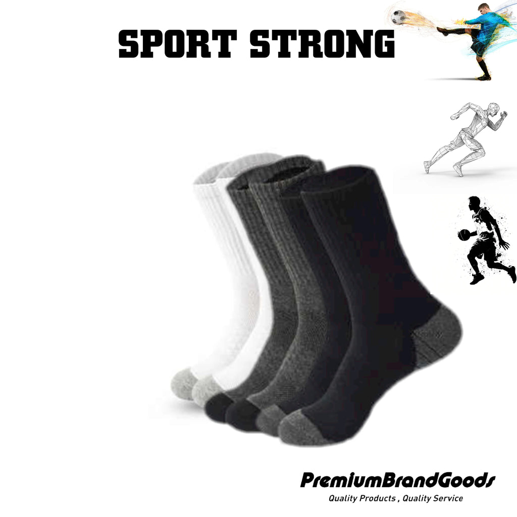 Men's Comfort Rich Crew Cushion Socks Athletic Active 10-13 3 Color Bundle - PremiumBrandGoods