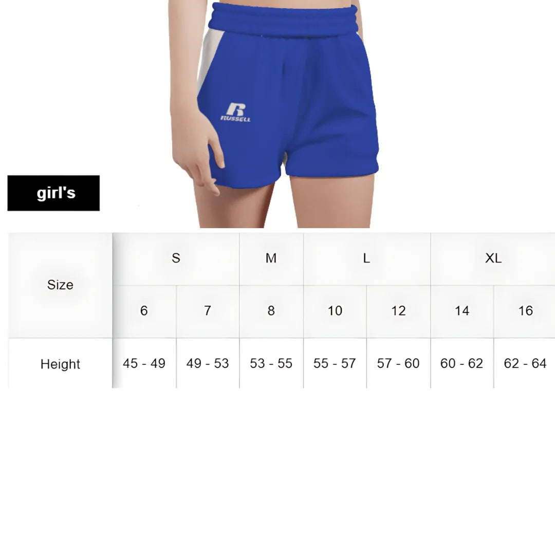 Girls Youth Russell Athletic Shorts 3 Pack Assorted - PremiumBrandGoods