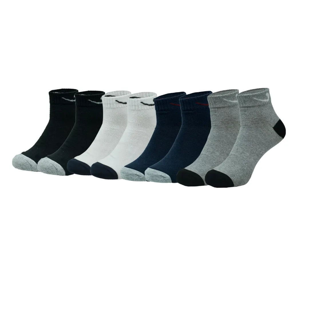 12 Pairs Ankle Socks 9-11 , 10-13 (8 styles) Active , Unisex - PremiumBrandGoods