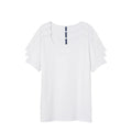 Women's Crew T-shirt 3 Pack Cotton Blend White S-3X - PremiumBrandGoods