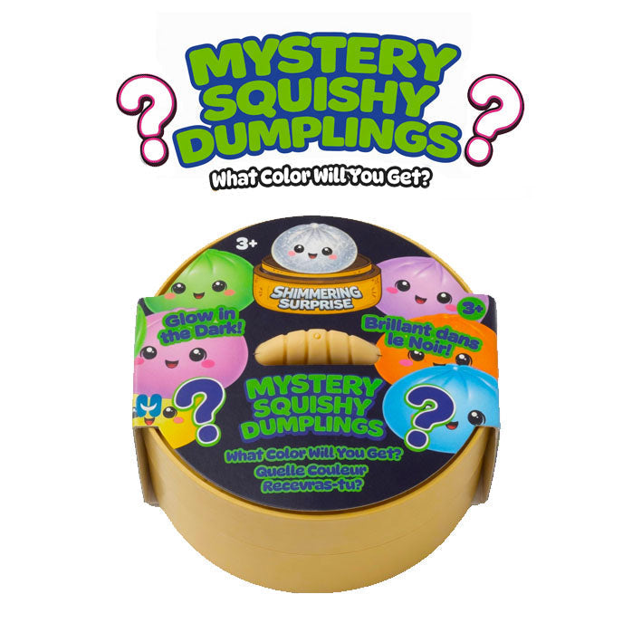 Squishy Mystery Dumpling Glow in the Dark Shimmering Surprise Mystery Squishy