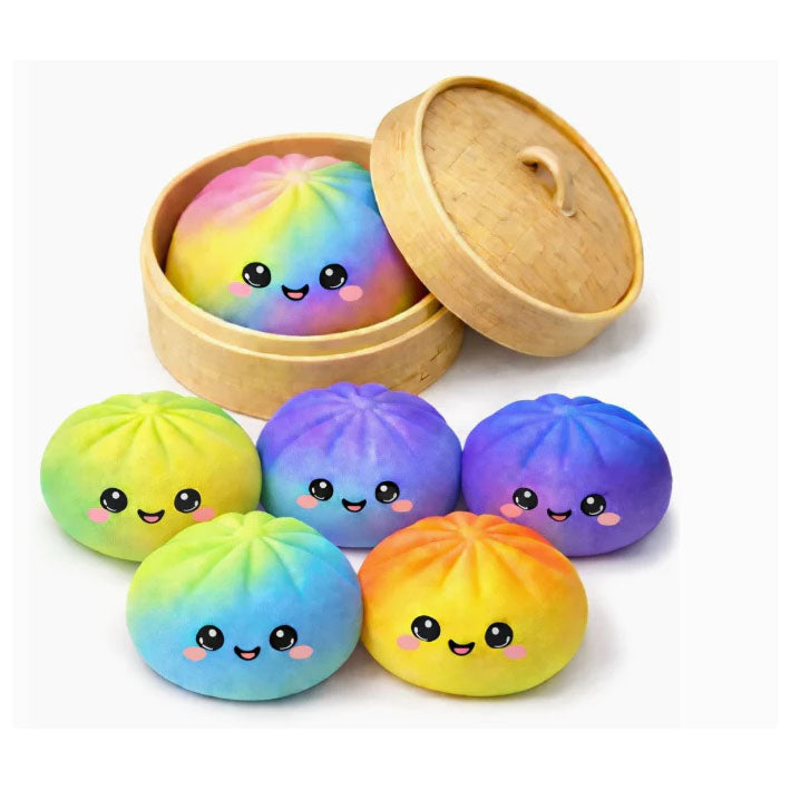 Squishy Mystery Dumpling Tye Dye Rainbow Surprise Mystery Squishy