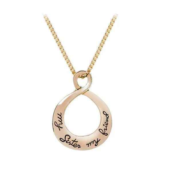 Beautiful Rose Gold Necklace my Sister my Friend