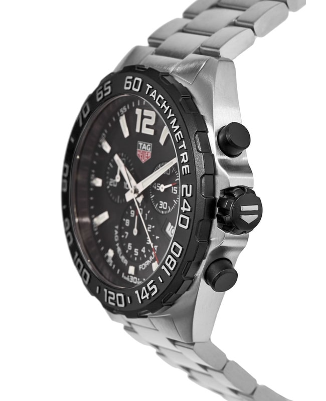 Tag Heuer Formula 1 Quartz Chronograph Black Dial Stainless Steel Men's Watch CAZ1010.BA0842