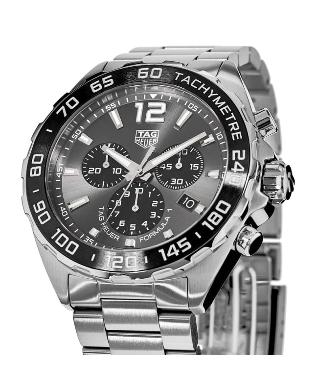 Tag Heuer Formula 1 Quartz Chronograph Grey Dial Stainless Steel Men's Watch CAZ1011.BA0842