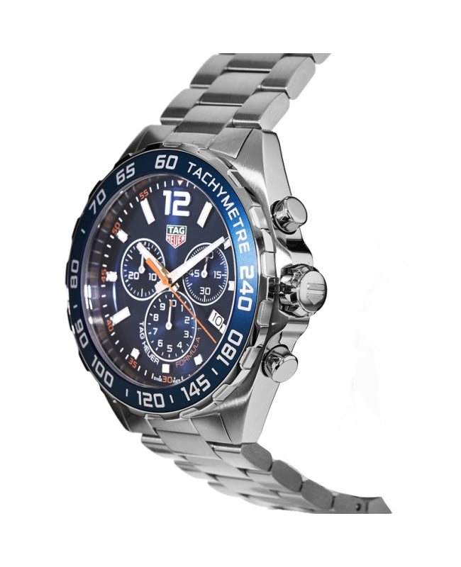 Tag Heuer Formula 1 Quartz Chronograph Blue Dial Stainless Steel Men's Watch CAZ1014.BA0842