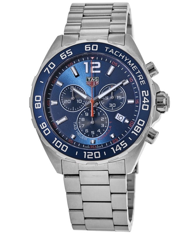 Tag Heuer Formula 1 Quartz Chronograph Blue Dial Stainless Steel Men's Watch CAZ1014.BA0842