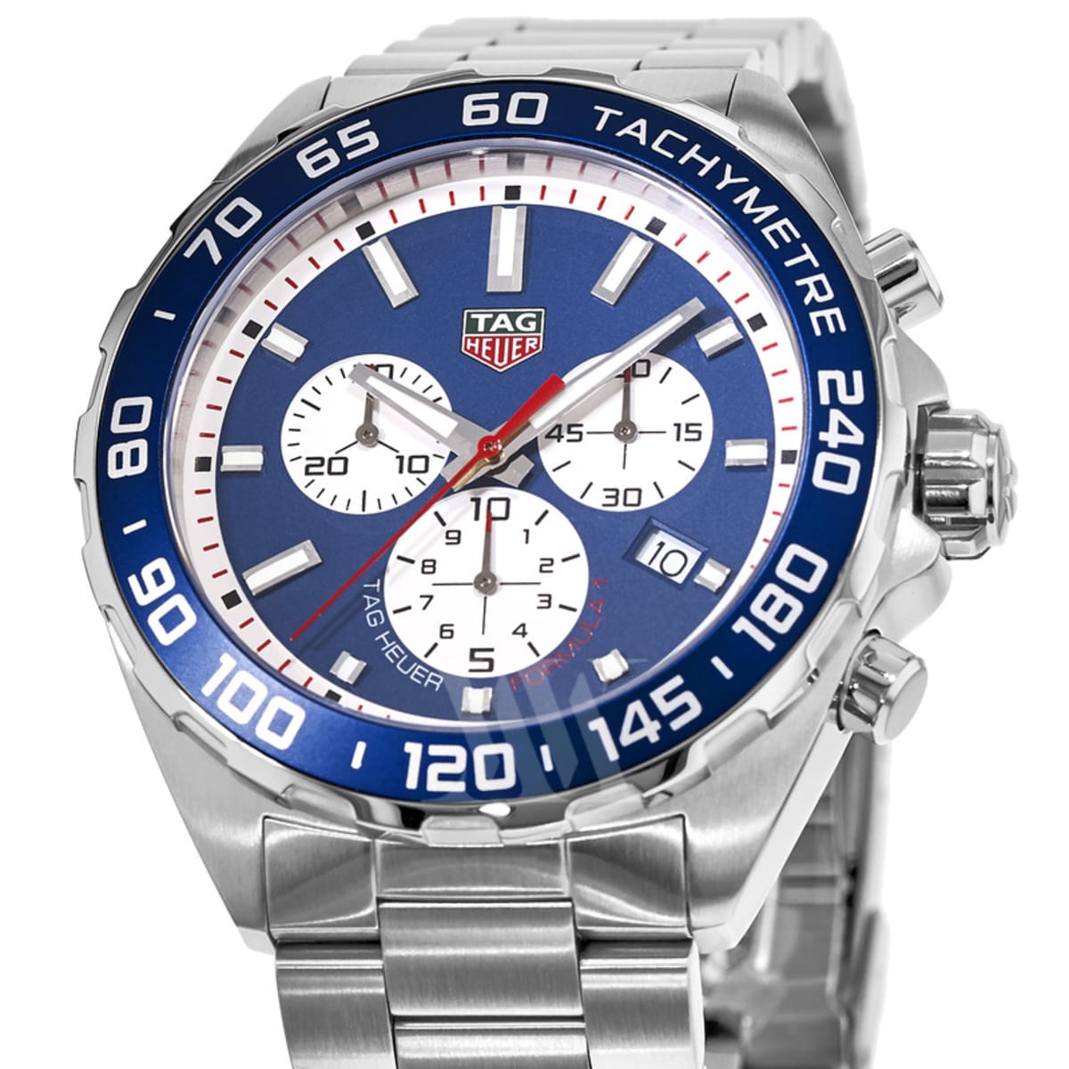 Tag Heuer Formula 1 Quartz Chronograph Red Bull Special Edition Blue Dial Stainless Steel Men's Sports Watch CAZ1018.BA0842