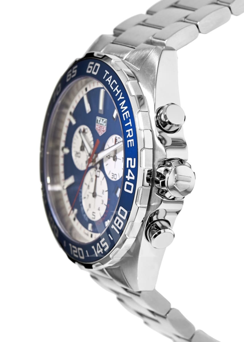 Tag Heuer Formula 1 Quartz Chronograph Red Bull Special Edition Blue Dial Stainless Steel Men's Sports Watch CAZ1018.BA0842
