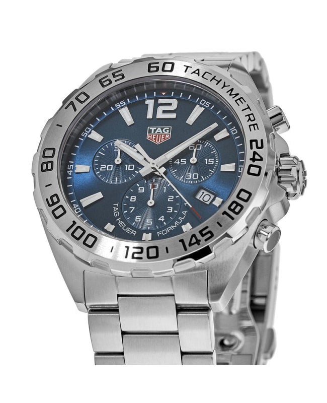 Tag Heuer Formula 1 Quartz Chronograph Blue Dial Stainless Steel Men's Watch CAZ101K.BA0842