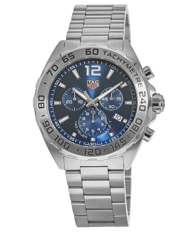 Tag Heuer Formula 1 Quartz Chronograph Blue Dial Stainless Steel Men's Watch CAZ101K.BA0842