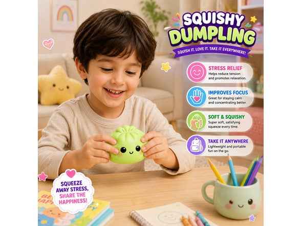 Squishy Dumplings Sensory Toys Value-Packs Random