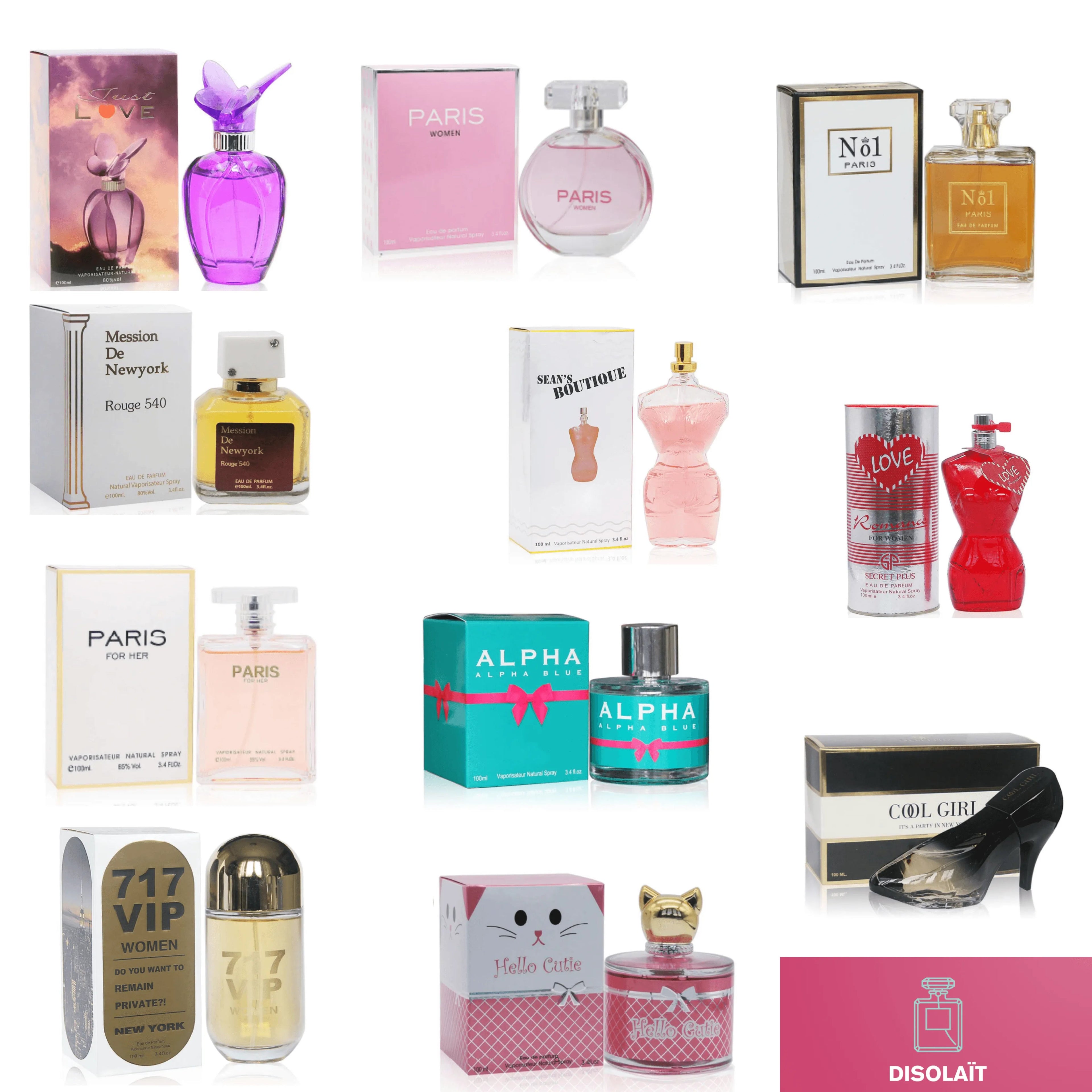 Disolaït Women's Perfume Collection - PremiumBrandGoods