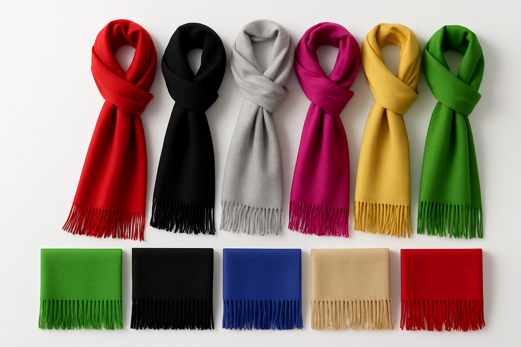 Elegant scarf arrangement